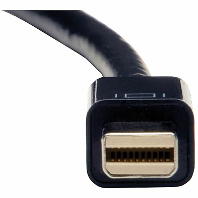 Eaton Tripp Lite Series Keyspan Mini DisplayPort to VGA/DVI/HDMI All-in-One Adapter Video Converter, Black, 6 in. (P13706NHDV)