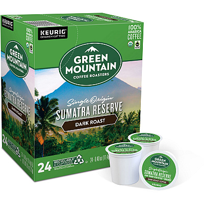 Green Mountain Coffee Roasters K-Cup Sumatran Reserve Extra Bold (GMT4060CT)