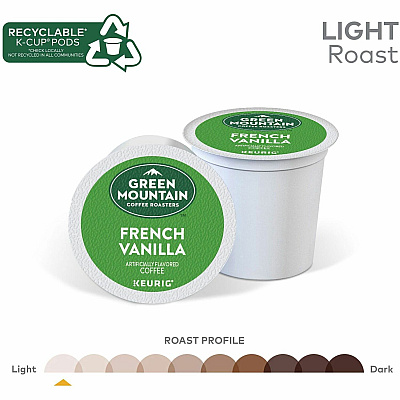 Green Mountain Coffee Roasters K-Cup French Vanilla Coffee (GMT6732CT)