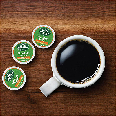 Green Mountain Coffee Roasters K-Cup Breakfast Blend Decaf Coffee (GMT7522CT)