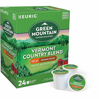 Green Mountain Coffee Roasters K-Cup Vermont Country Blend Decaf Coffee (GMT7602CT)