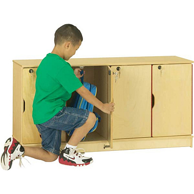 Jonti-Craft Single Stack 4-Section Student Lockers (4688JC)