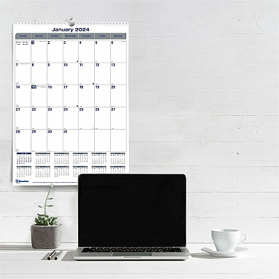 Blueline Net Zero Carbon Wall Calendar (C171303)