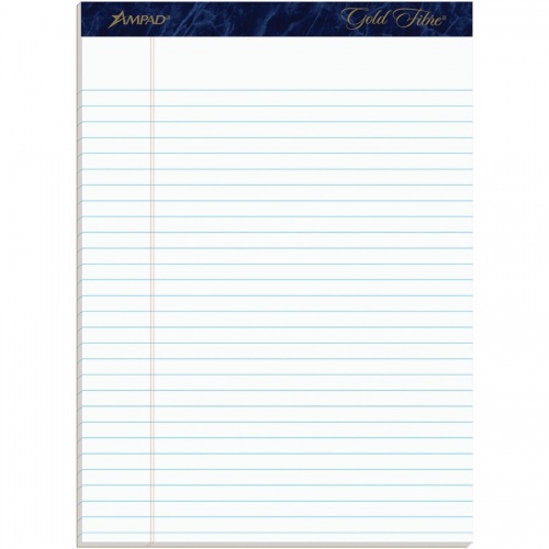 TOPS Gold Fibre Ruled Perforated Writing Pads - Letter (20031R)