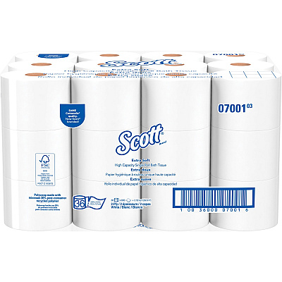 Scott Essential Extra Soft Coreless Standard Roll Bathroom Tissue (KCC07001)