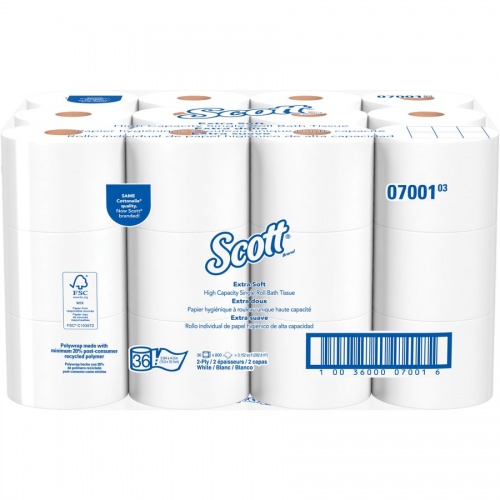 Scott Essential Extra Soft Coreless Standard Roll Bathroom Tissue (07001)