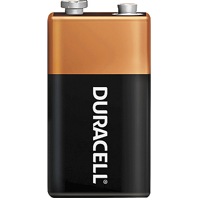 Duracell 9-Volt Coppertop Alkaline Batteries (DUR01601)