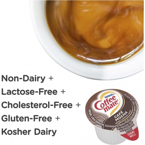 Coffee-mate Coffee-mate Cafe Mocha Gluten-Free Liquid Creamer - Single-Serve Tubs (35115)