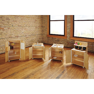 Jonti-Craft TrueModern Play Kitchen Fridge (1710JC)