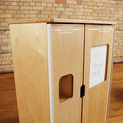 Jonti-Craft TrueModern Play Kitchen Fridge (1710JC)