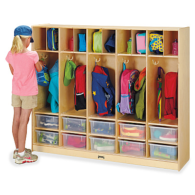 Jonti-Craft Rainbow Accents Large Locker Organizer without Tubs (26859JC)