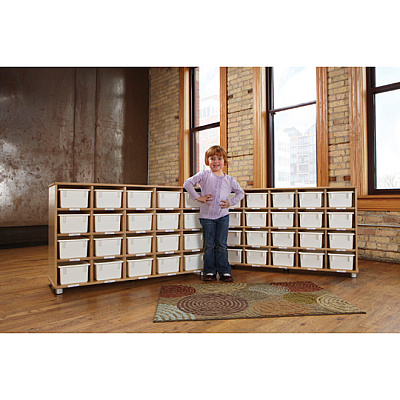 Jonti-Craft TrueModern 20-cubbie Shelf Unit (1715JC)