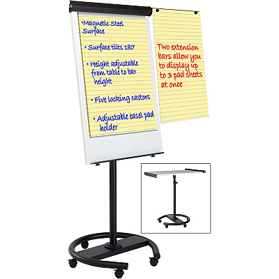 MasterVision MV 360 Degree Gold Ultra Mobile Easel (BVCEA4806156)
