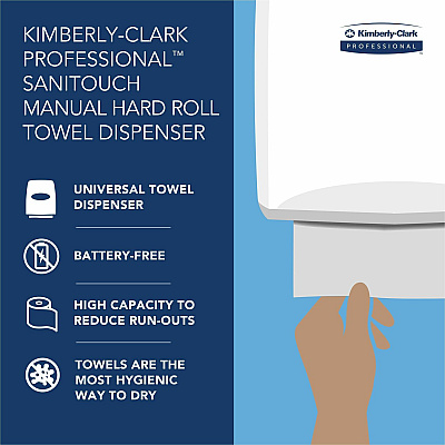 Kimberly-Clark Professional Sanitouch Hard Roll Towel Dispenser (KCC09995)