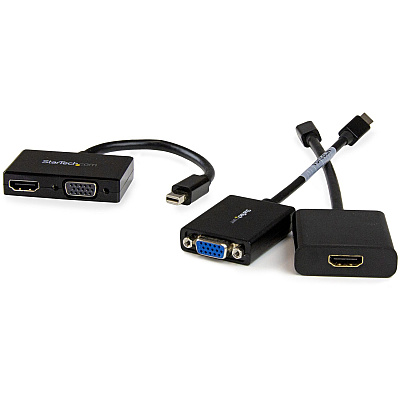 StarTech Mdp To Hdmi Vga Adapter Black (MDP2HDVGA)