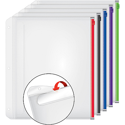 Cardinal Zipper Binder Pockets (CRD14650)