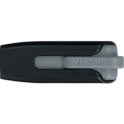 Verbatim 256GB Store 'n' Go V3 USB 3.2 Gen 1 Flash Drive - Gray (49168)
