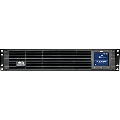 Tripp Lite SmartPro 120V 1kVA 700W Line-Interactive Sine Wave UPS, 2U Rack/Tower, LCD, USB, DB9, 6 Outlets (TRPSMC10002URM)