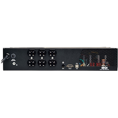 Tripp Lite SmartPro 120V 1kVA 700W Line-Interactive Sine Wave UPS, 2U Rack/Tower, LCD, USB, DB9, 6 Outlets (TRPSMC10002URM)