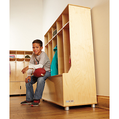 Jonti-Craft TrueModern 5-space Metal Coat Hook Cubbie Locker (1720JC)