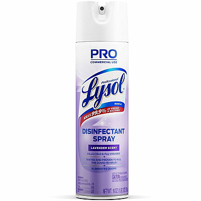 Professional LYSOL Lavender Disinfectant Spray (RAC89097CT)
