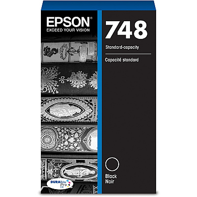 Epson DURABrite Pro 748 Original Standard Yield Inkjet Ink Cartridge - Black - 1 Each (EPST748120)
