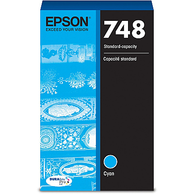 Epson DURABrite Pro 748 Original Standard Yield Inkjet Ink Cartridge - Cyan - 1 Each (EPST748220)