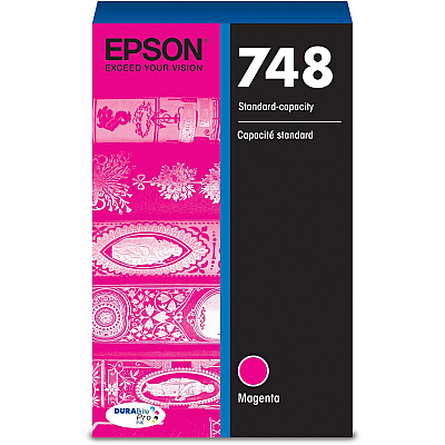 Epson DURABrite Pro 748 Original Standard Yield Inkjet Ink Cartridge - Magenta - 1 Each (EPST748320)