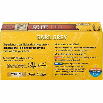 TWININGS Earl Grey Black Tea Bag (TWG09183)