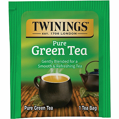 TWININGS 100% Natural Green Tea Bag (TWG09187)