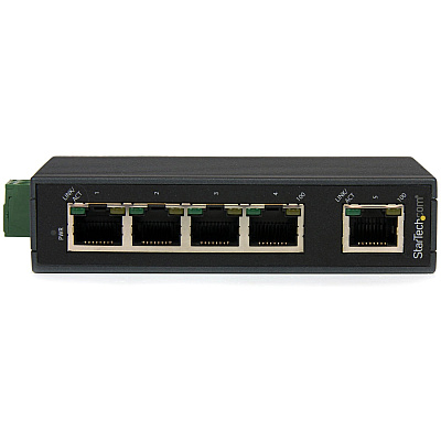 StarTech 5 Port Industrial 10/100 Ethernet Switch (IES5102)