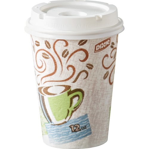 Dixie PerfecTouch Insulated Paper Hot Coffee Cups by GP Pro (5342CDSBP)