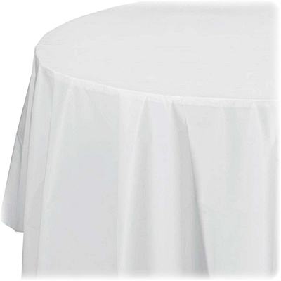 Genuine Joe Plastic Round Tablecovers (GJO10330CT)