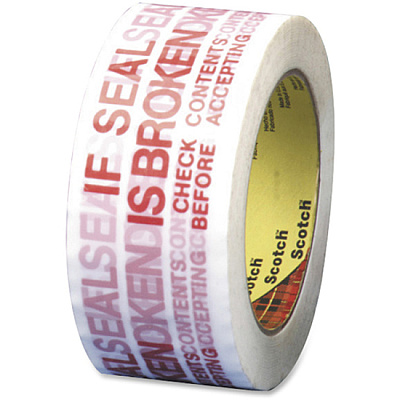 Scotch Preprinted Message Seal Broken Tape (MMM3771CT)