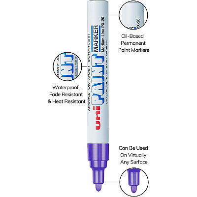 Uni Uni-Paint PX-20 Oil-Based Marker (UBC63606DZ)