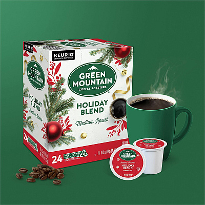 Green Mountain Coffee Roasters K-Cup Holiday Blend Coffee (GMT6204)