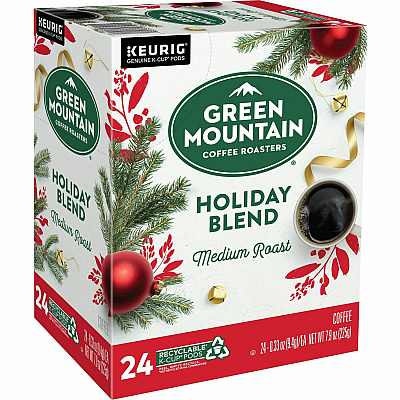 Green Mountain Coffee Roasters K-Cup Holiday Blend Coffee (GMT6204)