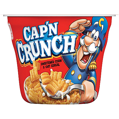 Quaker Cap'N Crunch Corn/Oat Cereal Bowl (QKR31597)