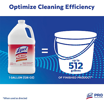 Professional LYSOL No Rinse Sanitizer (RAC74389)