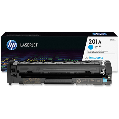 HP 201A Original Laser Toner Cartridge - Cyan - 1 / Pack (HEWCF401A)