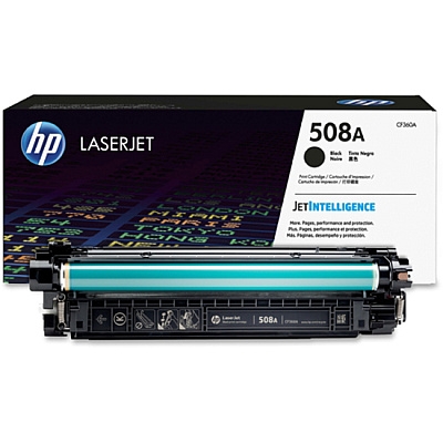 HP 508A (HEWCF360A) Original Laser Toner Cartridge - Single Pack - Black - 1 Each