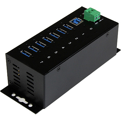 StarTech 7 Port Industrial Usb 3.0 Hub - Metal (ST7300USBME)