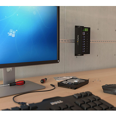 StarTech 7 Port Industrial Usb 3.0 Hub - Metal (ST7300USBME)
