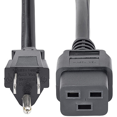 StarTech 3ft Heavy Duty Power Cord, 5-15p To C19 (PXT515C19143)