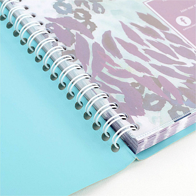 AT-A-GLANCE Wild Washes Weekly/Monthly Planner, Flora and Fauna Artwork, 11 x 8.5, Blue Cover, 13-Month: Jan 2026 to Jan 2027 (523905)