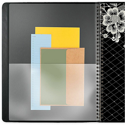 AT-A-GLANCE Lacey Weekly Block Format Professional Appointment Book, Lacey Artwork, 11 x 8.5, Black/White, 13-Month: Jan 2026 to Jan 2027 (541905)