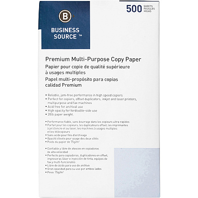 International Paper Business Source Premium Multipurpose Copy Paper (BSN36593PL)