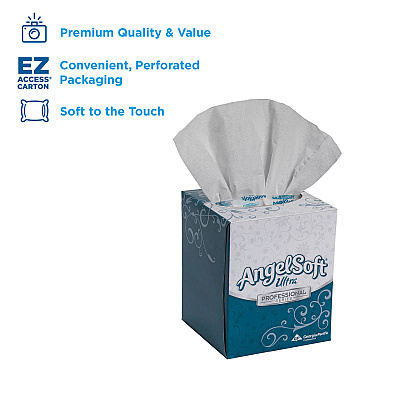 Angel Soft Ultra Professional Series Cube Box Facial Tissue (GPC4636014)