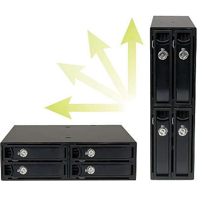 StarTech 4-bay Backplane For 2.5in Sata/sas Drive (SATSASBP425)