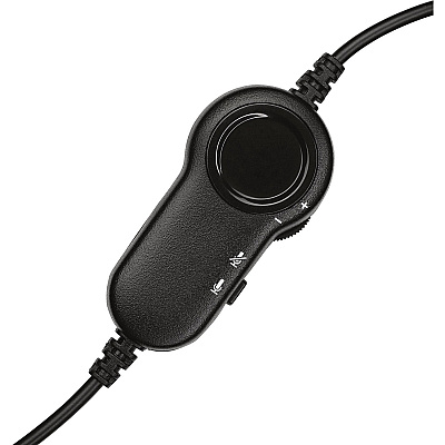 Logitech H151 Stereo Headset with Rotating Boom Mic (Black) - Stereo - 3.5MM AUDIO JACK CONNECTION - Wired - In-Line Control - 22 Ohm - 20 Hz - 20 kHz - Over-the-head - 5.9 ft Cable - Black (LOG981000587)
